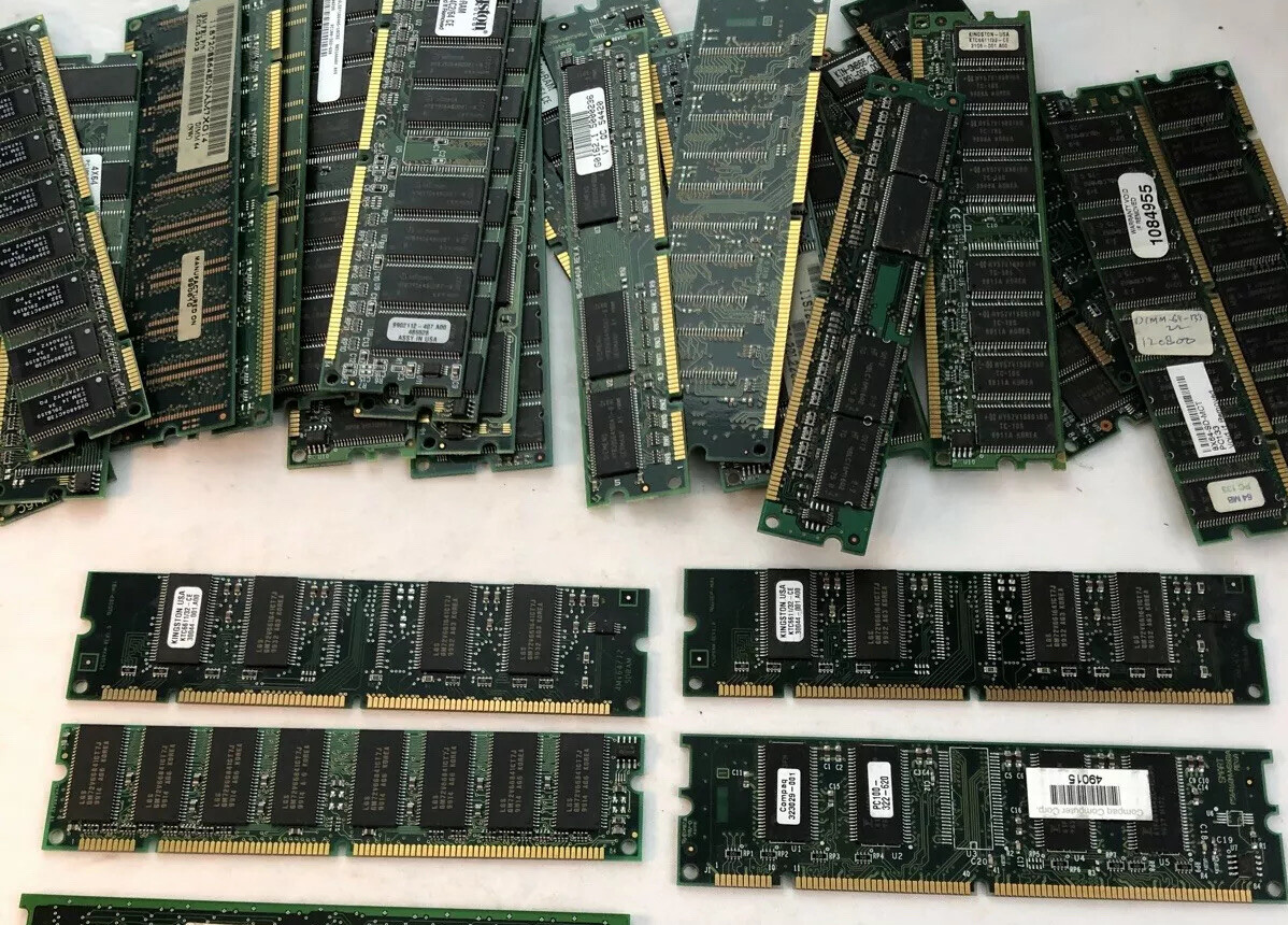 64MB PC100 168 PIN DIMM SDRAM MEMORY MODULES Total 64 mb PC 100 / Non Ecc / 8x64