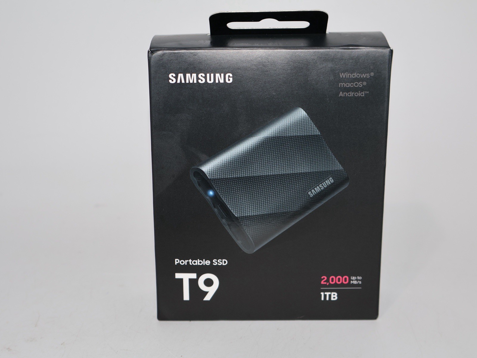 Samsung Portable SSD T9 1TB Up to 2,000 MB/s - MU-PG1T0B/AM  - NEW SEALED
