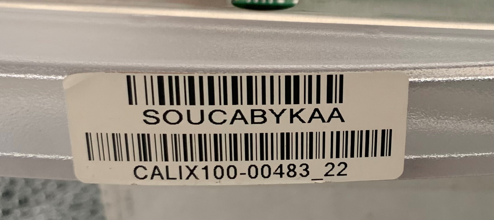 Calix 100-00483 REV 22 SOUCABYKAA VGP (WE BUY CALIX AND OCCAM)