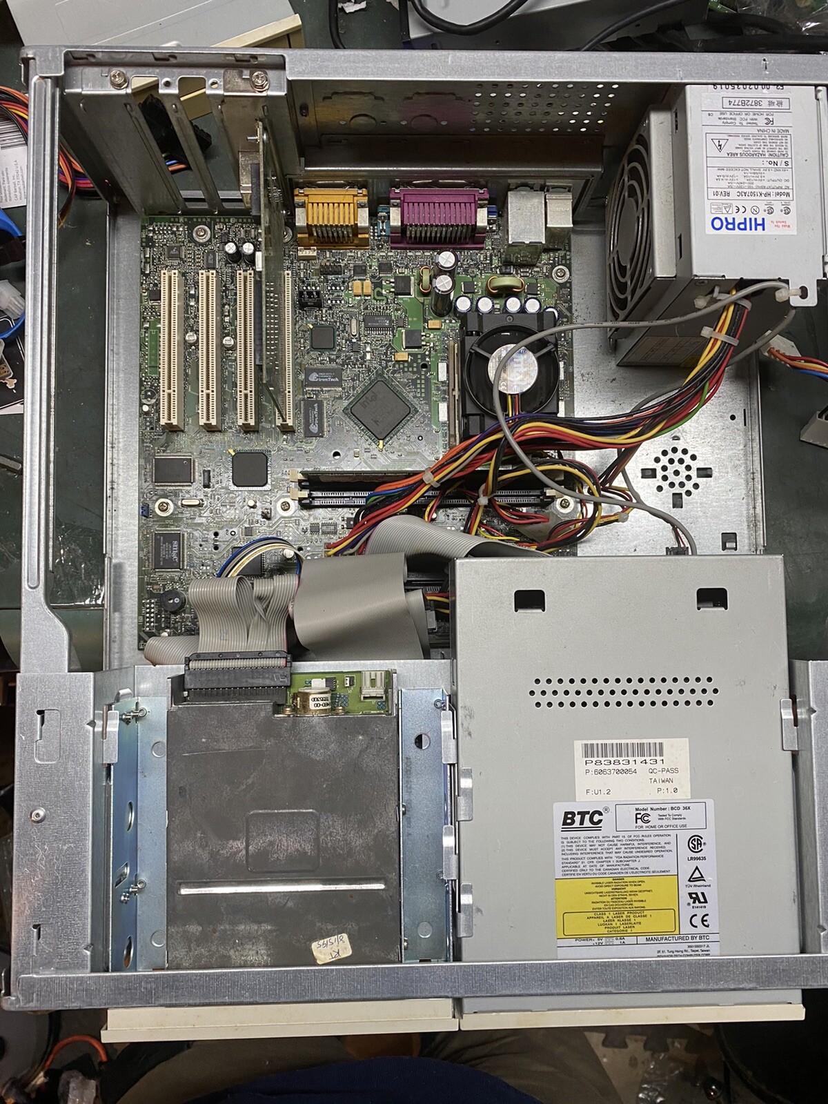 intel desktop board And Case  CA810E W/INTEL CELERON CPU 500 AND RAM WORKSTATION