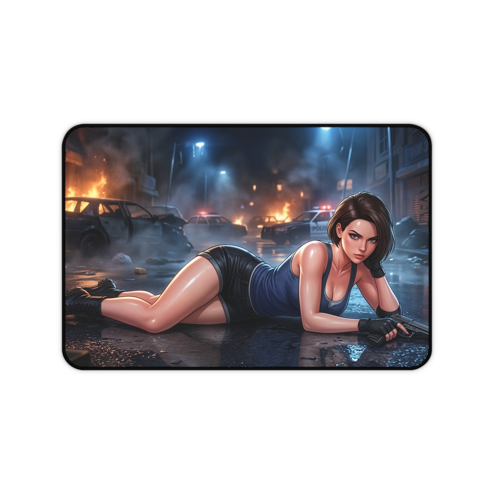 Jill Valentine Mouse Pad, Resident Evil Desk Mat, Gaming Pad XL