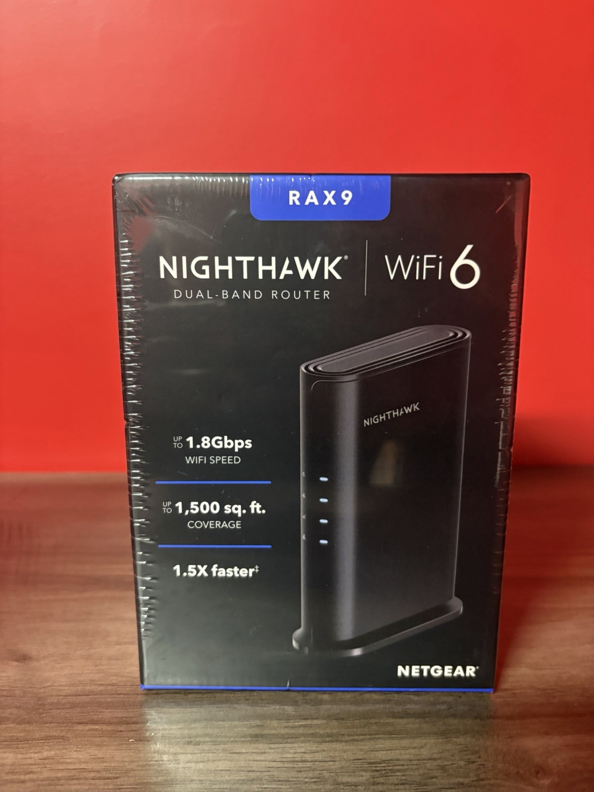 NETGEAR Nighthawk AX1800 Black Router (RAX 9) WiFi 6