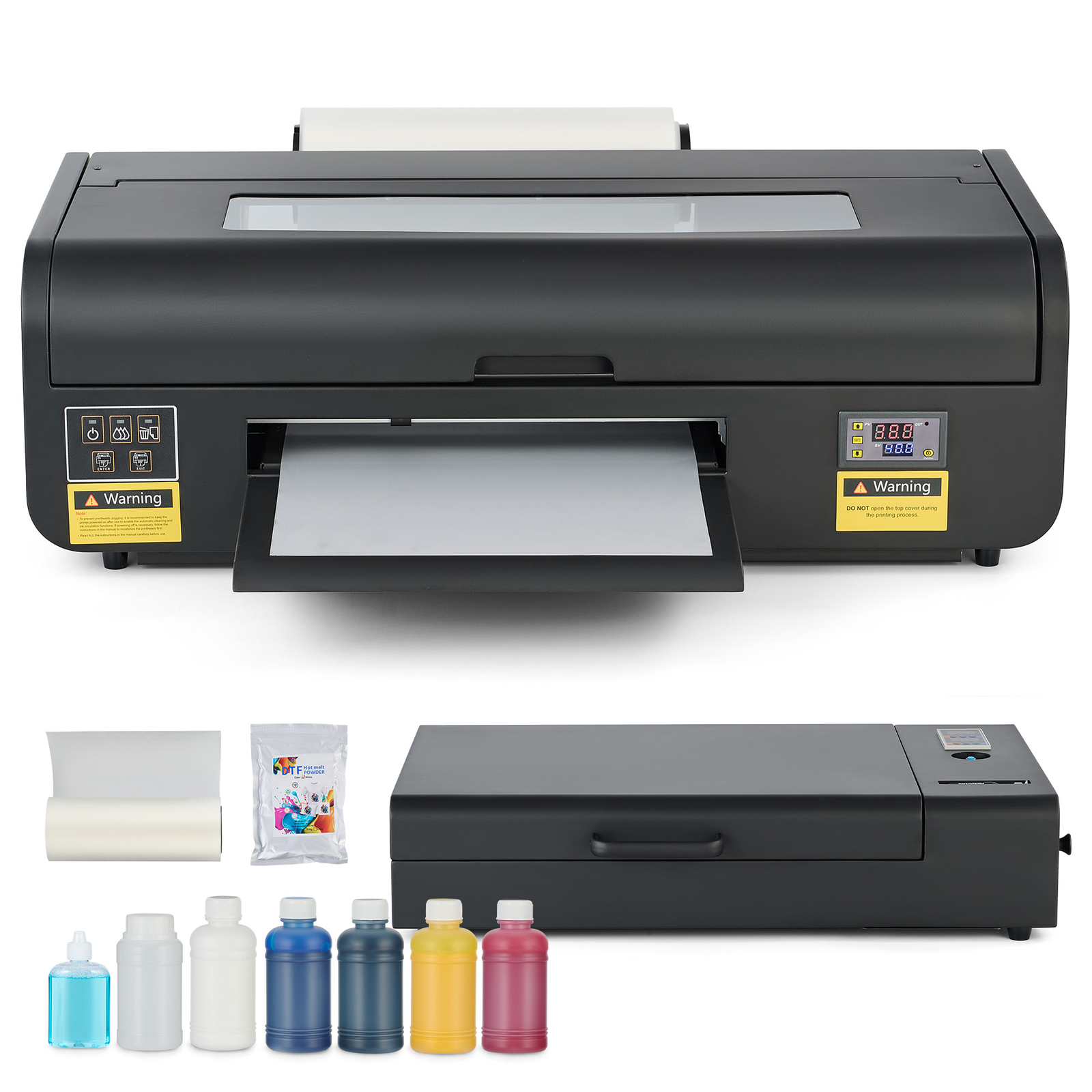 CREWORKS A3 DTF Printer T-Shirt Direct to Film Printer with Oven & Film Roll