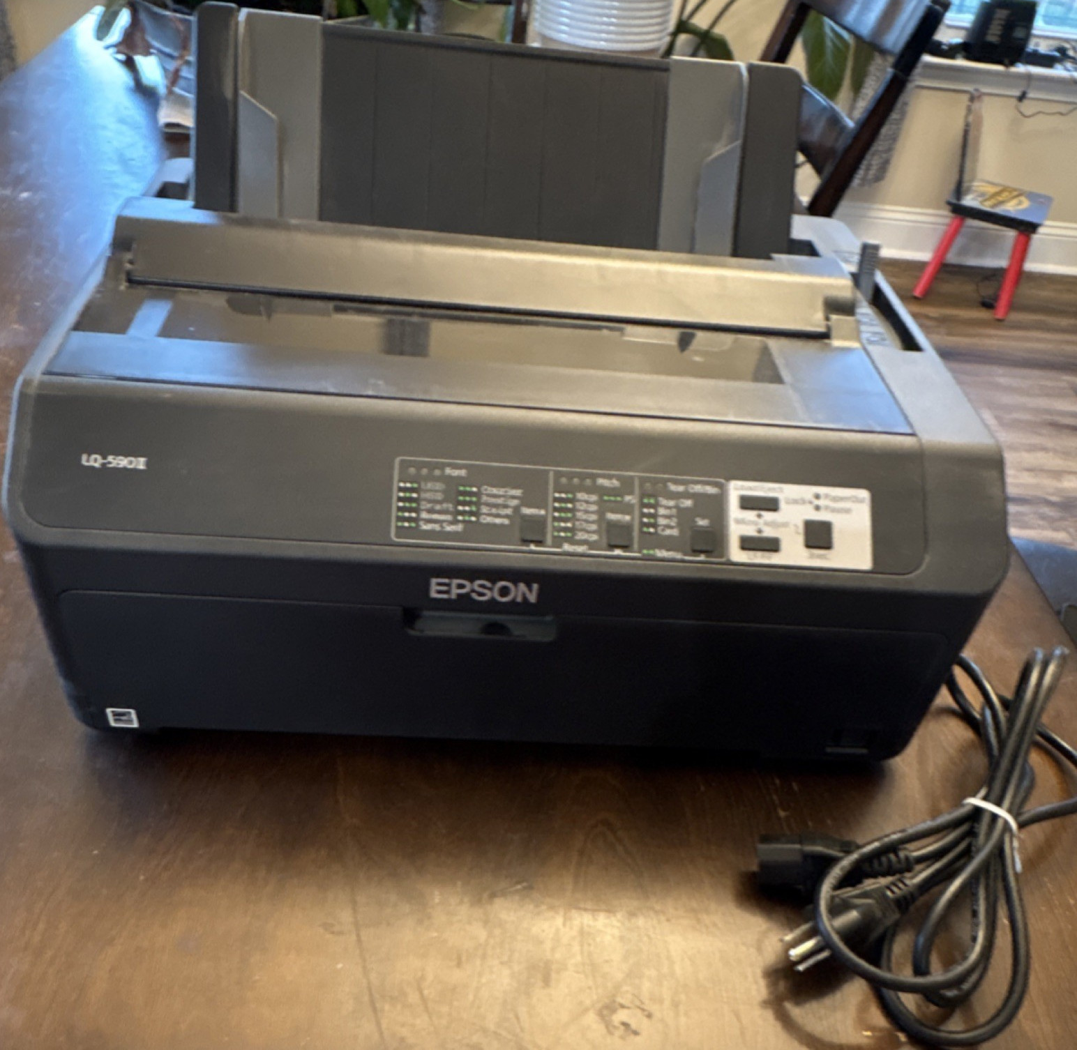 Epson LQ-590II Dot Matrix Black & White Printer USB/Parallel A4 550 cps