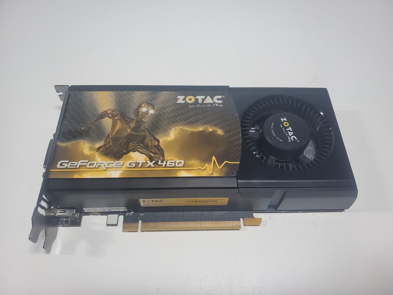 TESTED / WORKING: Zotac GTX 460 1GB 256BIT DDR5 ZT-40402