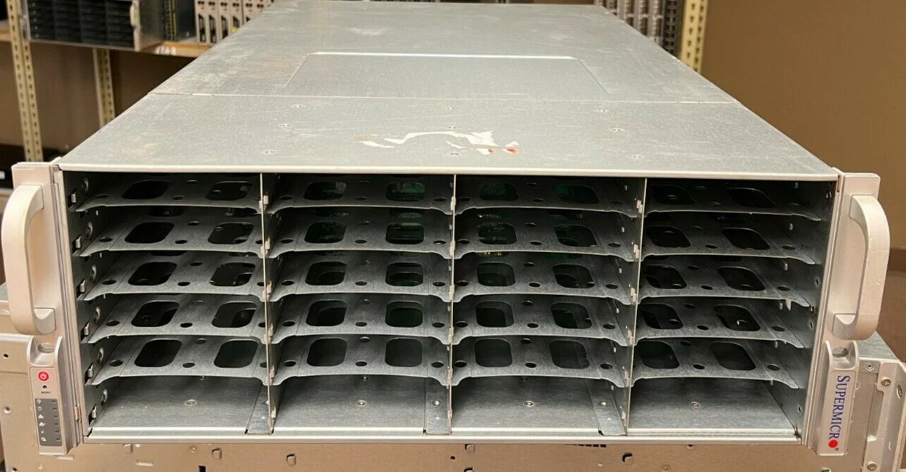 Supermicro CSE-847 4U Server w/ X10SRH-CLN4F,E5-2630v3,36x 3.5" Drive Bays