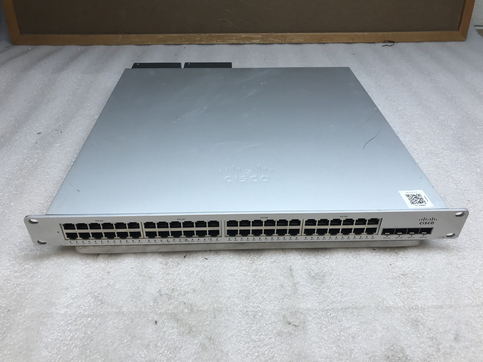 Cisco Meraki MS350-48FP 48-Port Gigabit Ethernet Switch PoE Dual PSU Unclaimed