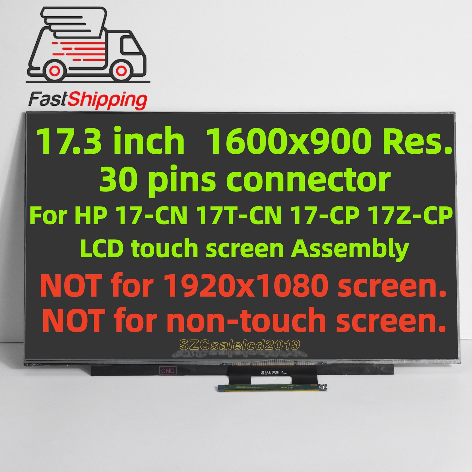 17.3"HD For HP 17-CP3045CL 17Z-CP000 New LCD touch screen Replacement M51679-001