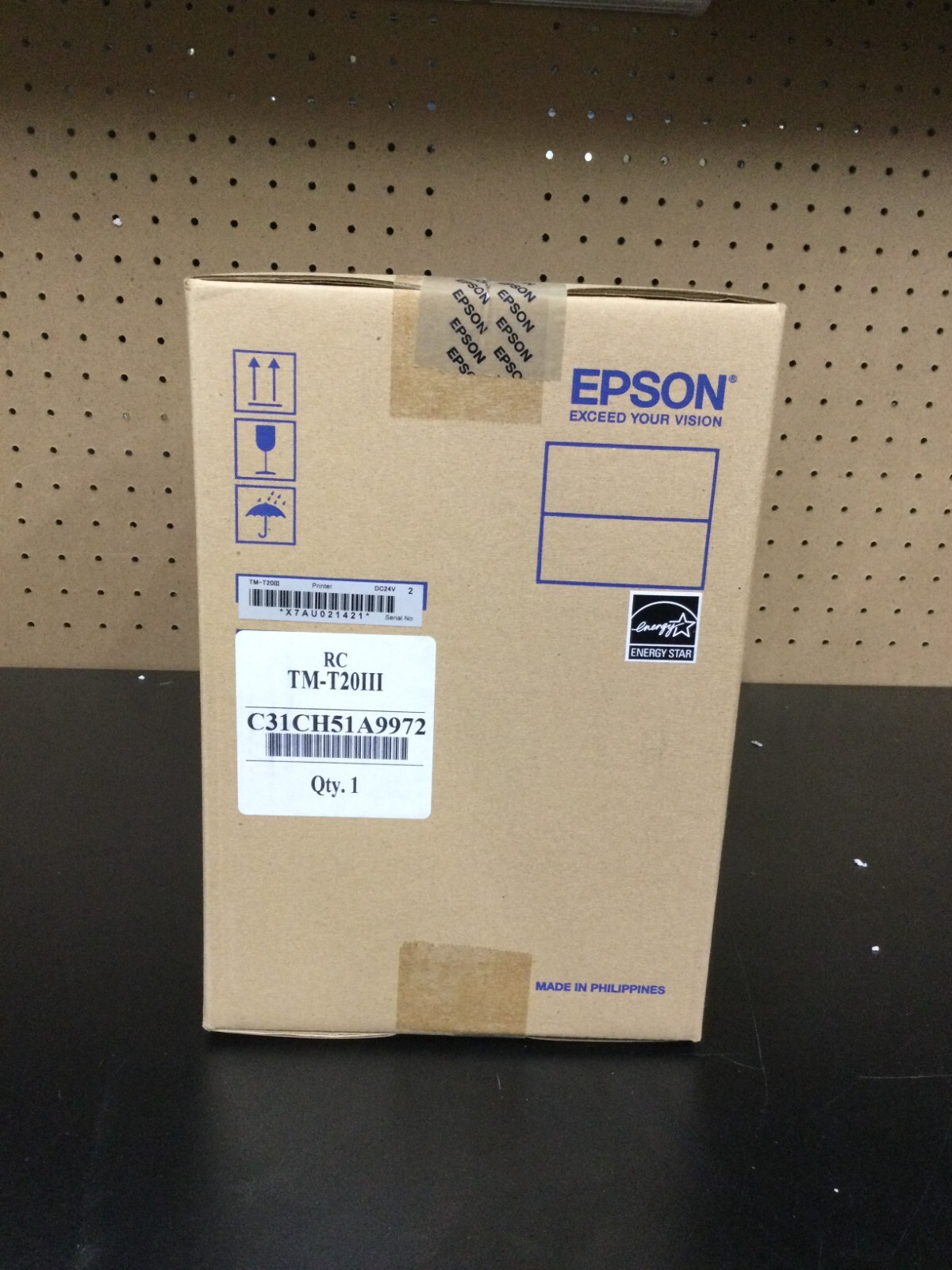 NEW Epson TM-T20III M267D POS Thermal Receipt Printer. 90 D Warnty RL.