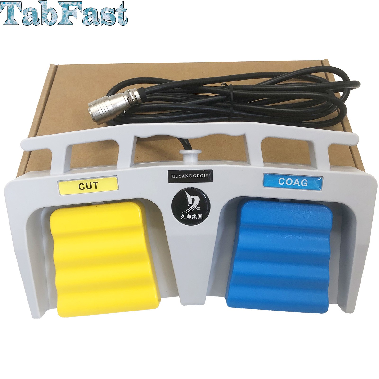 New 1Pc MAJ‑1258 5‑Pin Dual Foot Switch For Olympus UES‑40 CUT COAG Foot Pedal