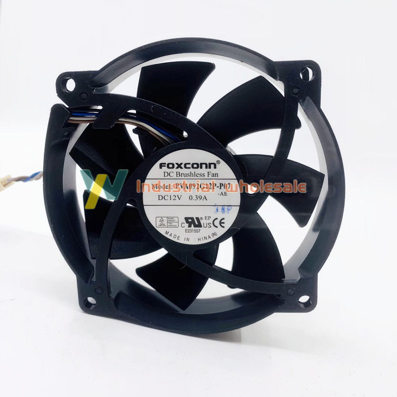 1pc brand new Foxconn PVA092G12P-P07 92*92*25MM 9CM 12V 0.39A 4Pin Cooling Fan