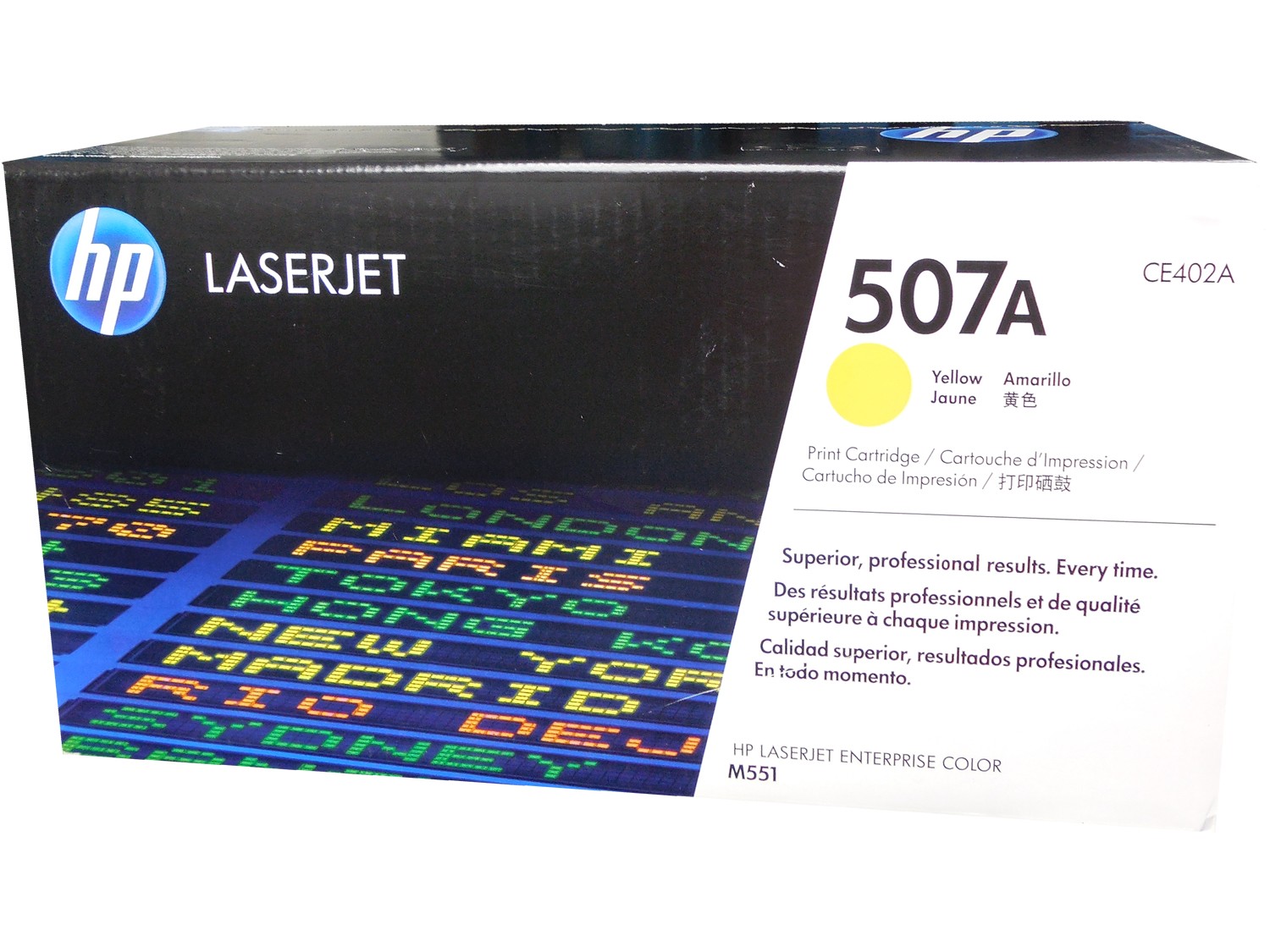 HP CE402A 507A Yellow Toner Genuine OEM Original