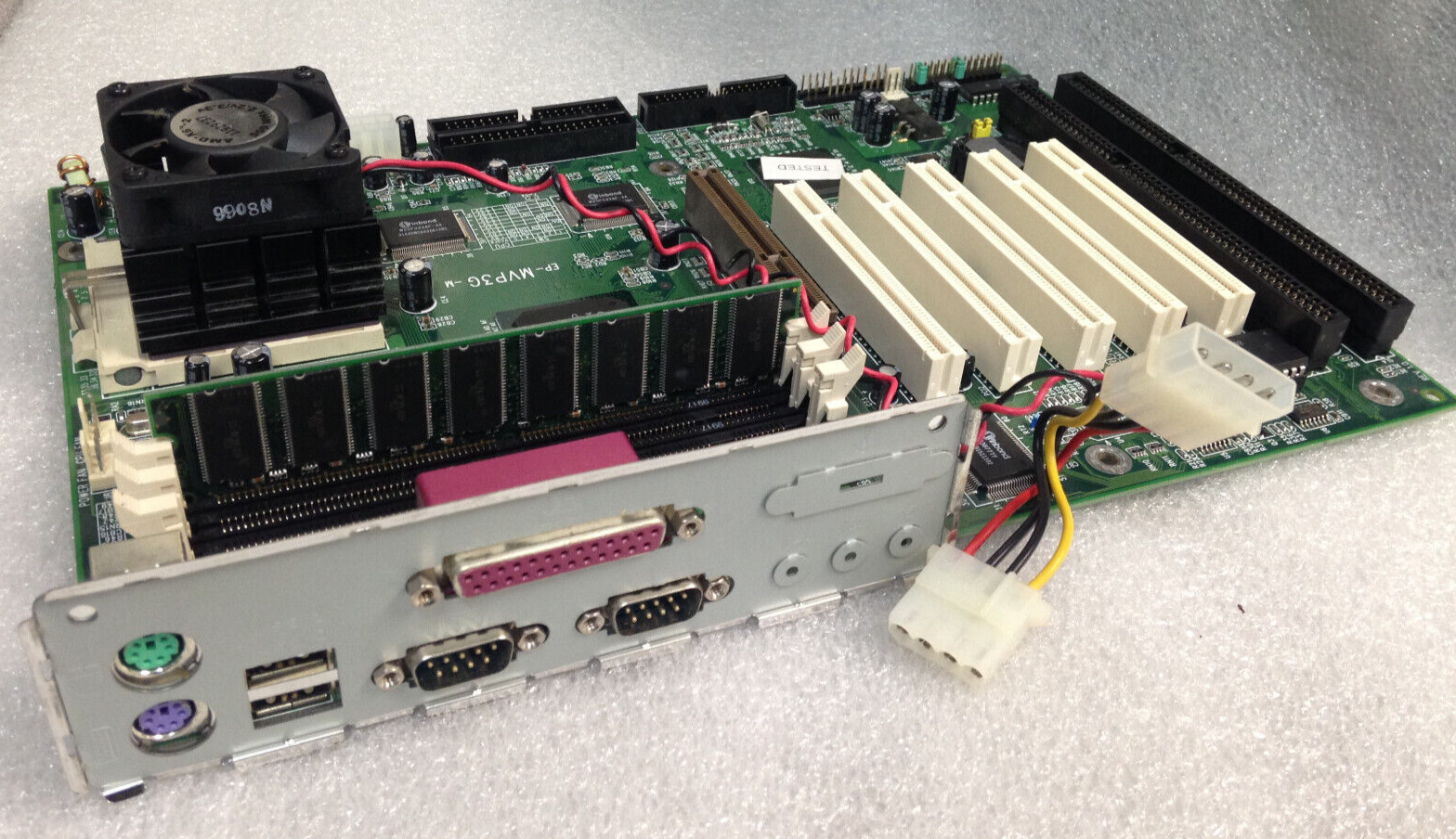 EPOX EP-MVP3G-M ( EPMVP3GM ) Motherboard W/ CPU, FAN & Memory
