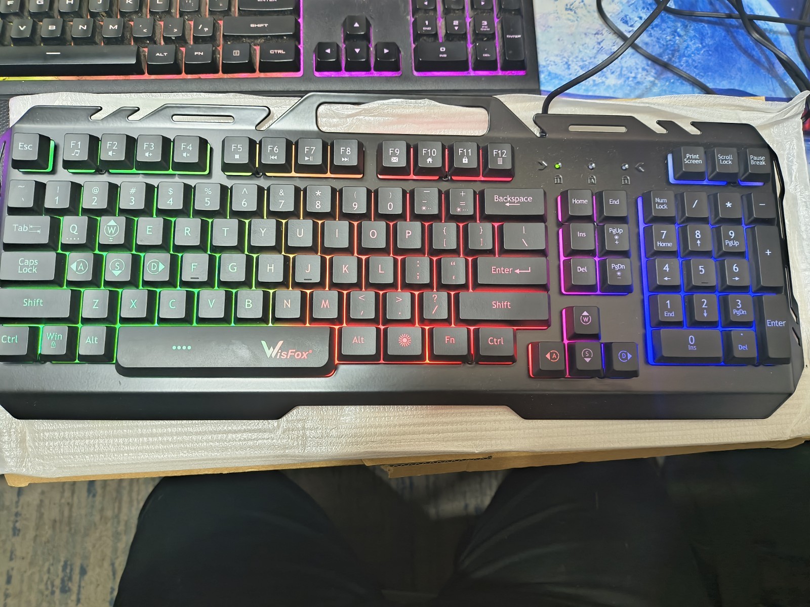 WisFox Gaming Keyboard Model CE0142 For PS4, XBOX, and PC