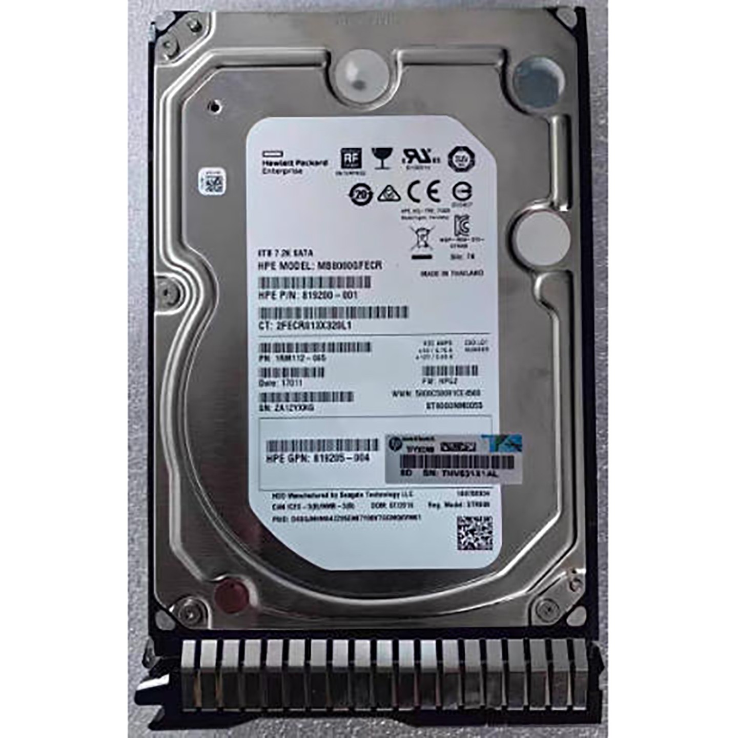 819203-B21 820033-001 NEW For HPE 8TB 6G SATA 7.2K 3.5" LFF MDL HDD Hard Drive