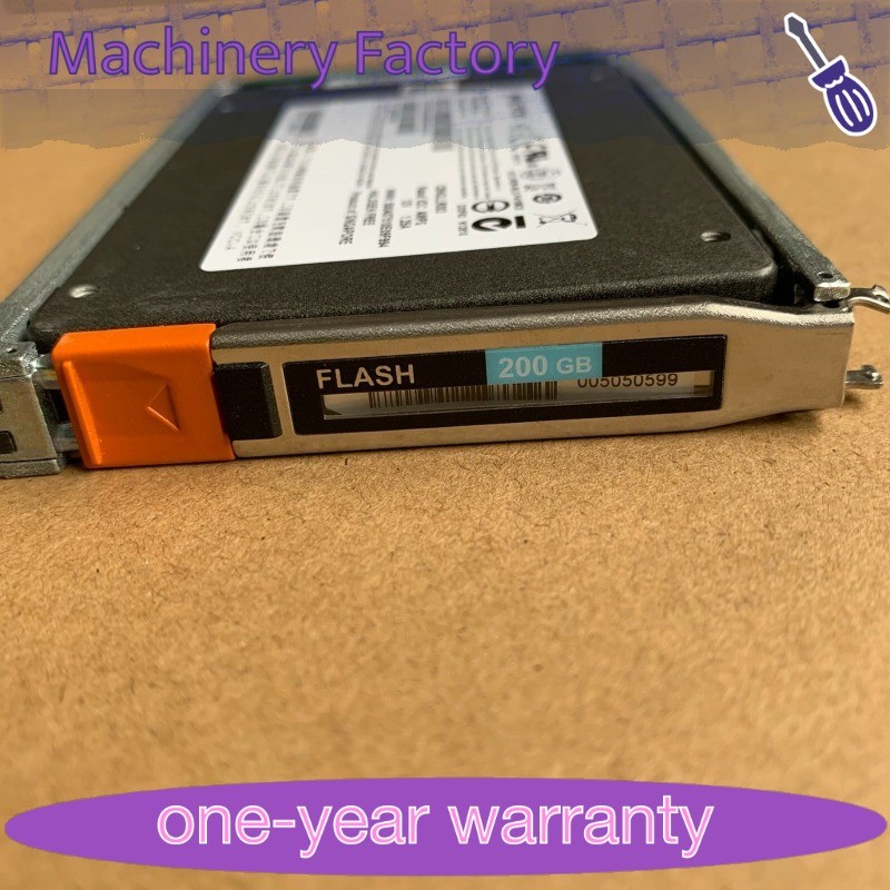Used EMC 005050599 200GB SAS 6G 2.5 SFF Flash SSD Solid State Drive for VNX