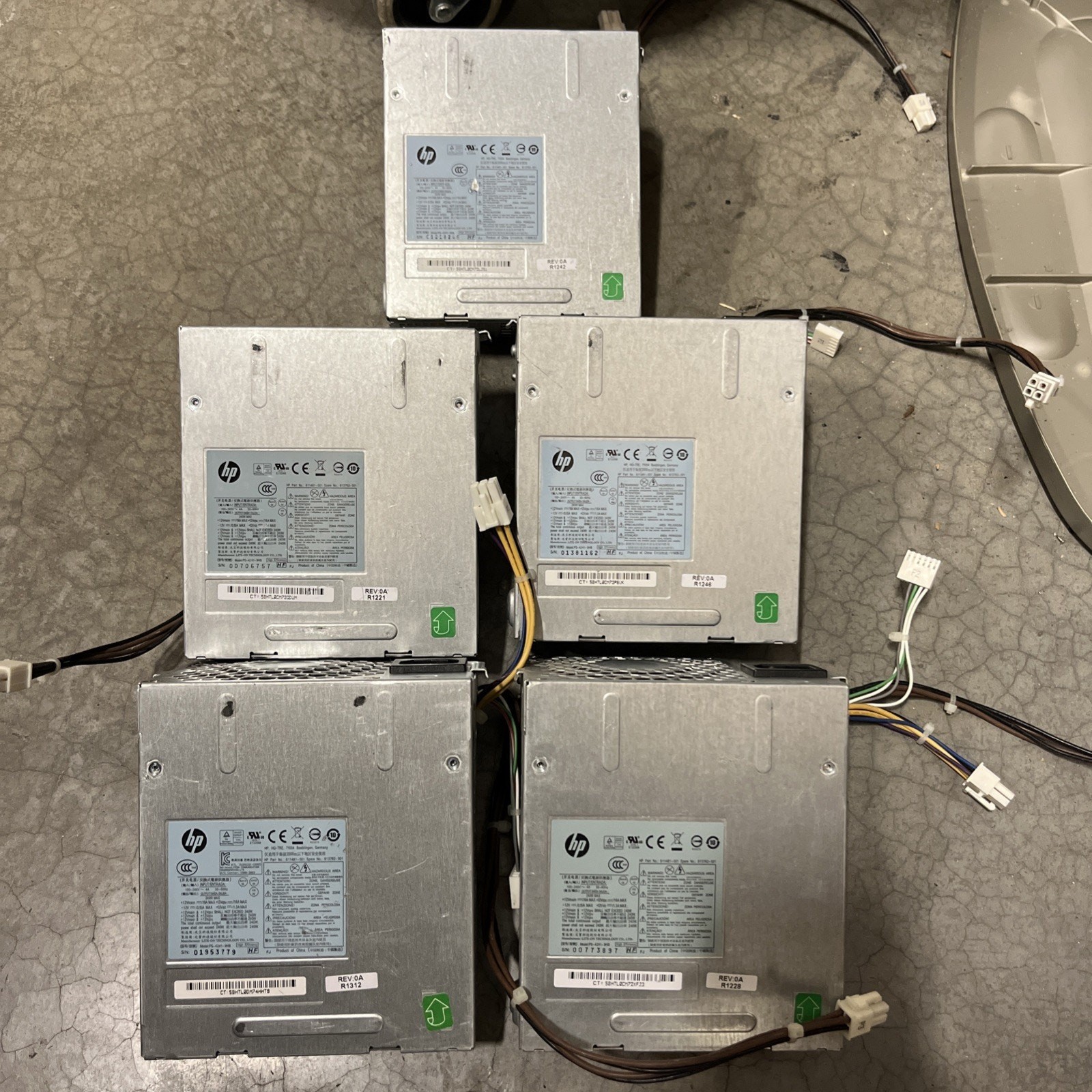 5x LOT HP 240W PS-4241-9HB 611481-001 6200 8100 8200 SFF Power Supply 613762-001