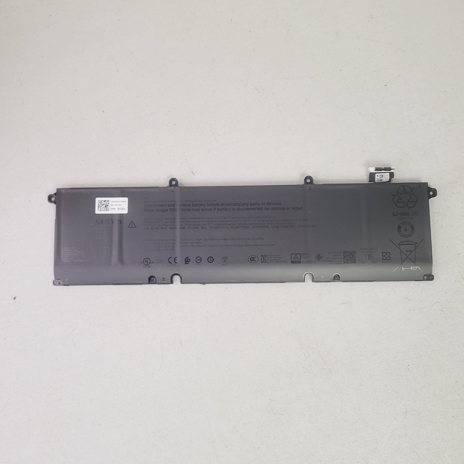 OEM Dell BATTERY FOR DELL PRO MAX 16 MC16250 MC16255 64WH P63GC