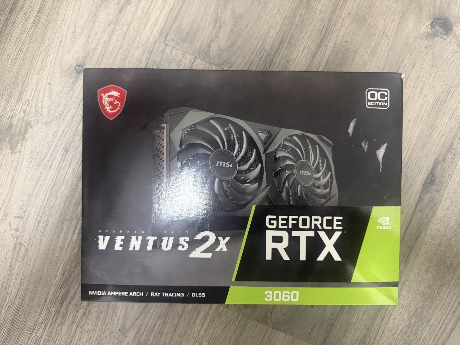 MSI GeForce RTX 3060 Ventus 2X 12GB GDDR6 OC Graphics Card Parts/Repair