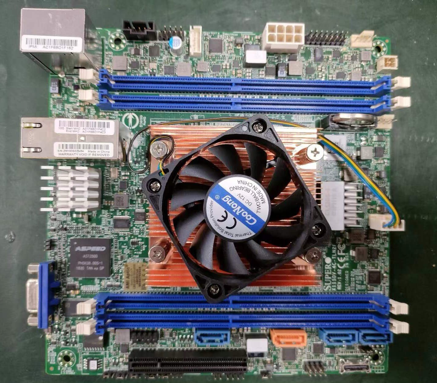 Ultra Micro X11SDV-4C-TLN2F, D-2123IT Quad-core NAS Server Motherboard