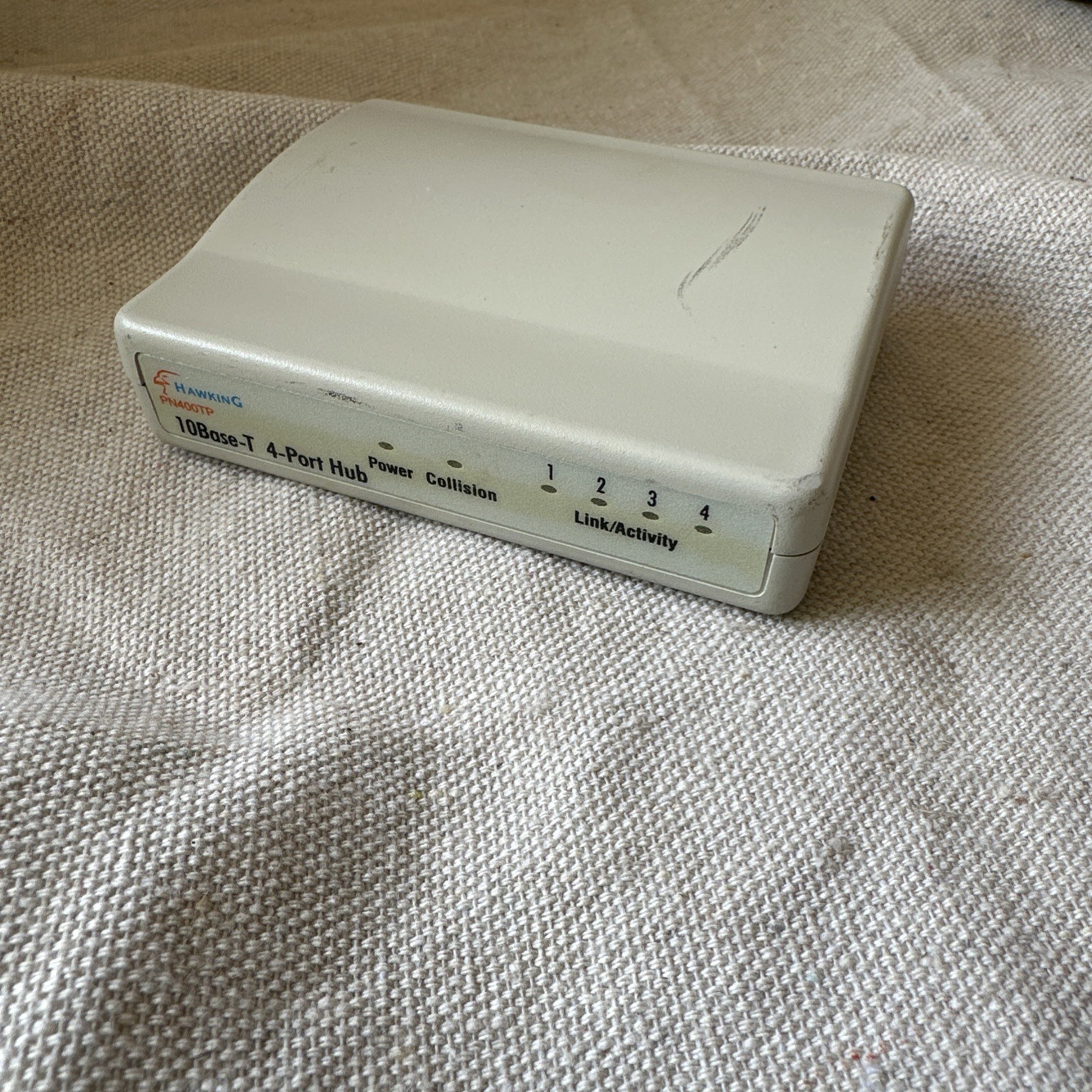 Hawking PN400TP Ethernet 10-Base-T 4-Port Network Hub - Untested