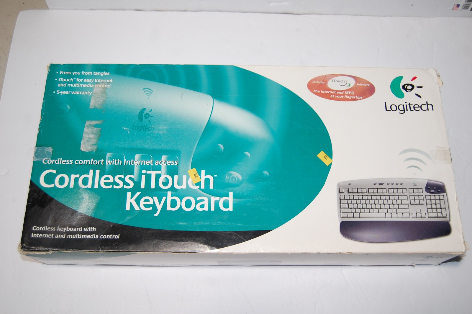 Logitech Cordless iTouch Keyboard Y-RB6 Wireless PS/2 Multimedia Internet