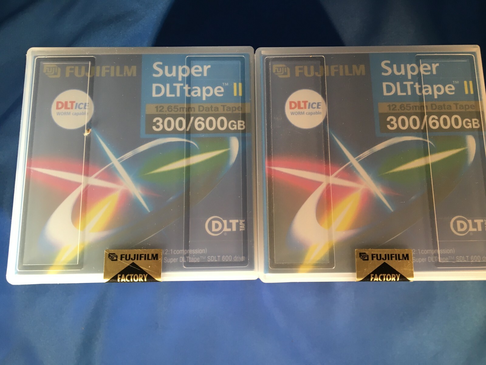 8 New Fujifilm WORM Capable 300GB/600GB  SDLTII  Super DLT Tape Cartridges   
