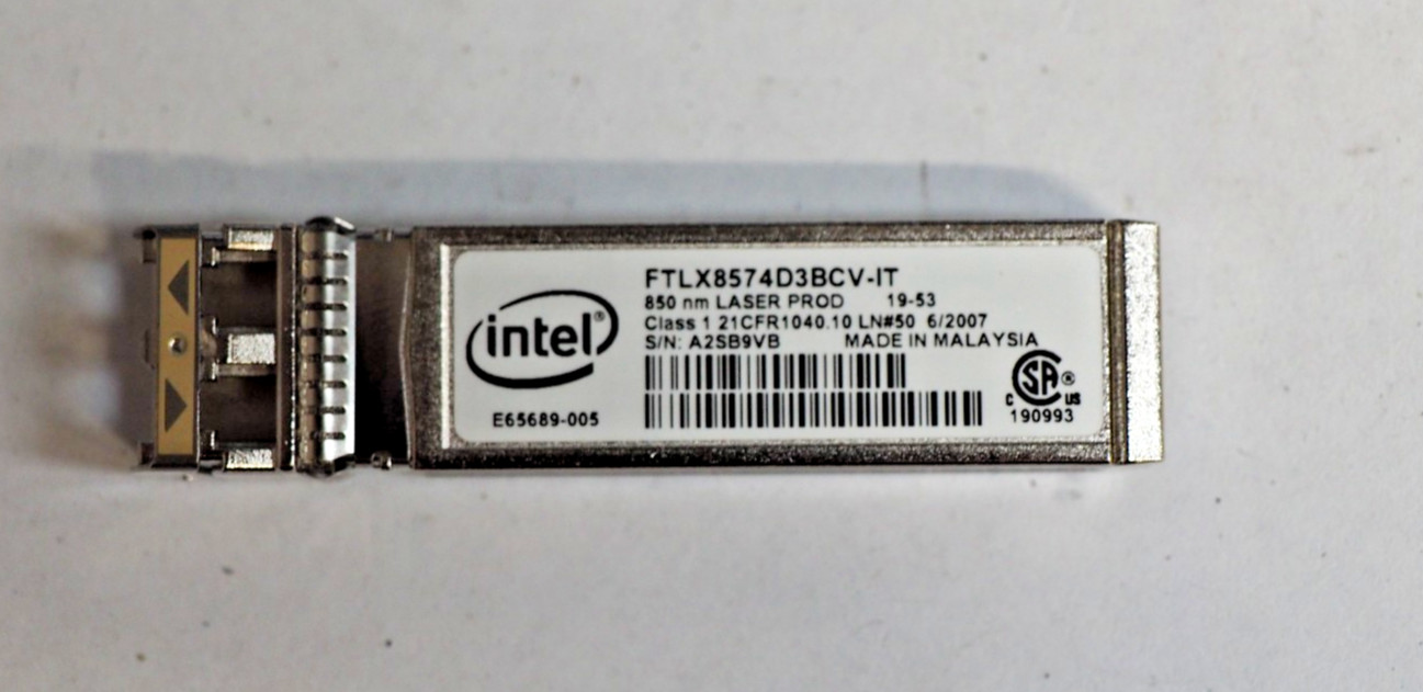 Intel  XYD50 FTLX8574D3BCV-IT 10GB SFP+ Optical Transceiver