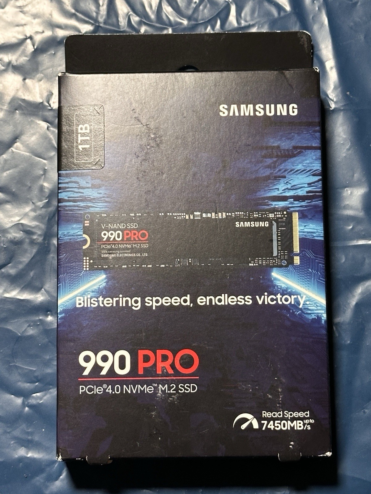Samsung SSD 990 PRO 1TB, PCIe 4.0 M.2 2280, Up to 7,450 MB/s