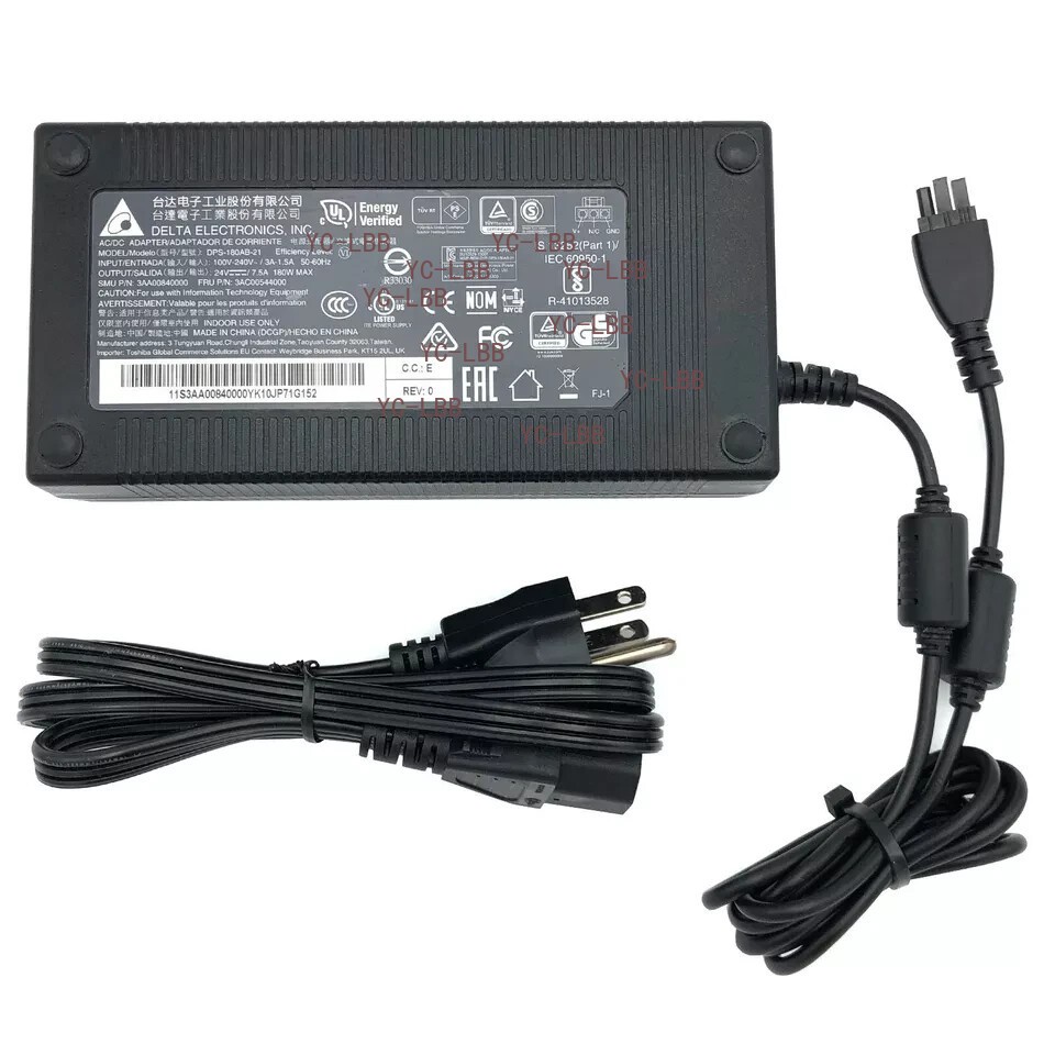 New Original 24V 7.5A Adapter for Toshiba TCxWave 6140-E45,6140-15C POS System@