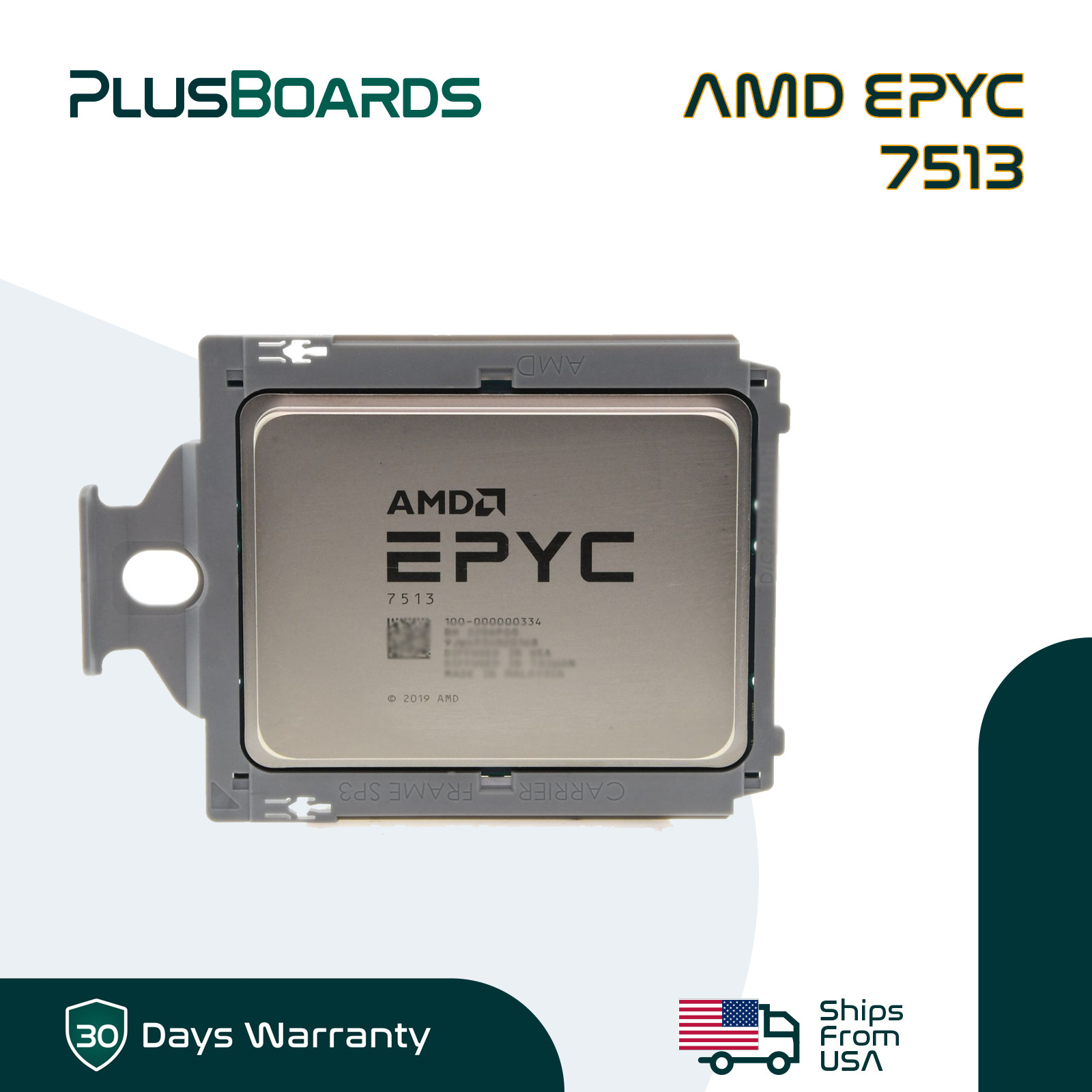 AMD EPYC 7513 32-Cores 2.6GHz 128MB SP3 Server CPU