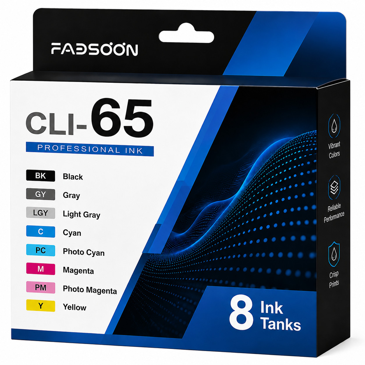 CLI-65 8PK Ink for PIXMA PRO-200 PRO-200S Professional Photographic Printer