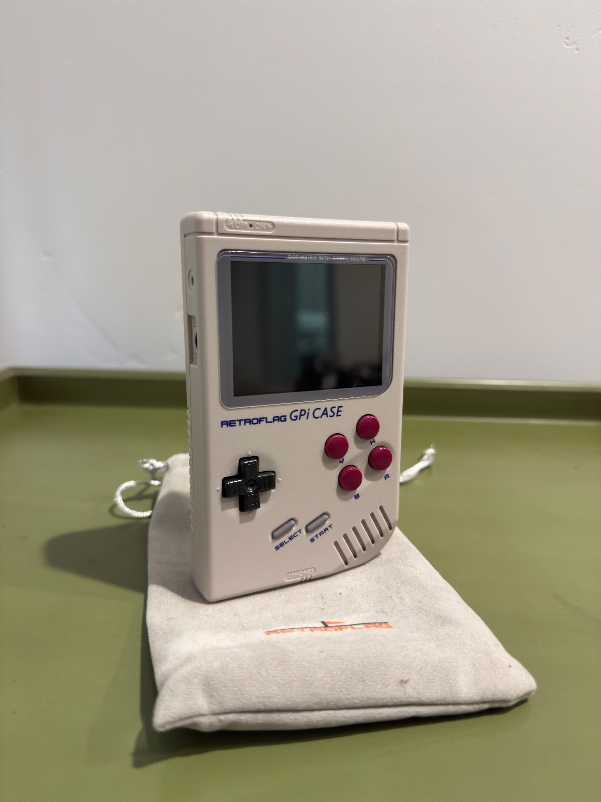 GPi Case Retroflag gameboy 3.5mm audio port 2.8 inch IPS screen