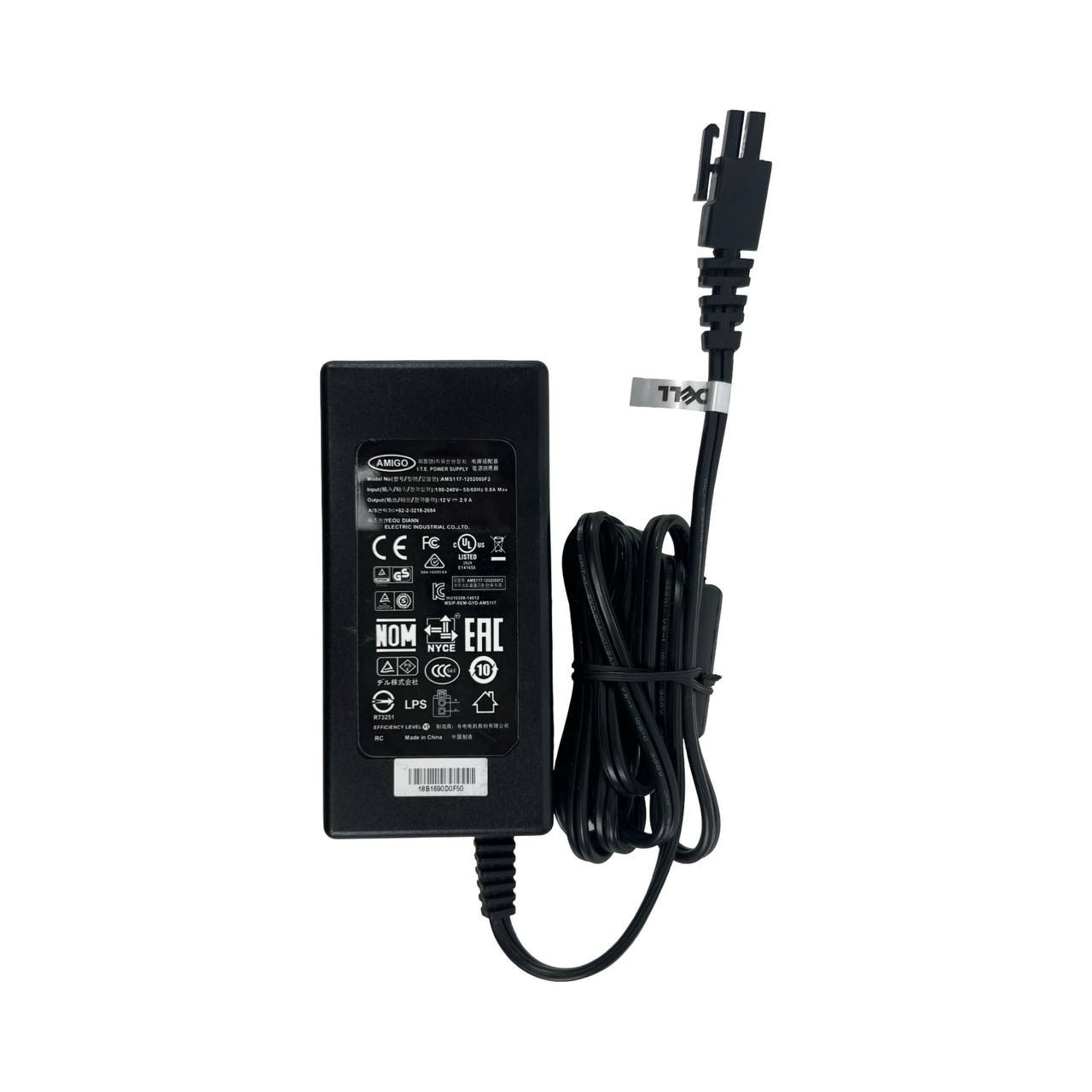 Genuine Dell Amigo AMS 117- 1202000F2 12V 2.0A Power Adapter for Dell Sonicwall