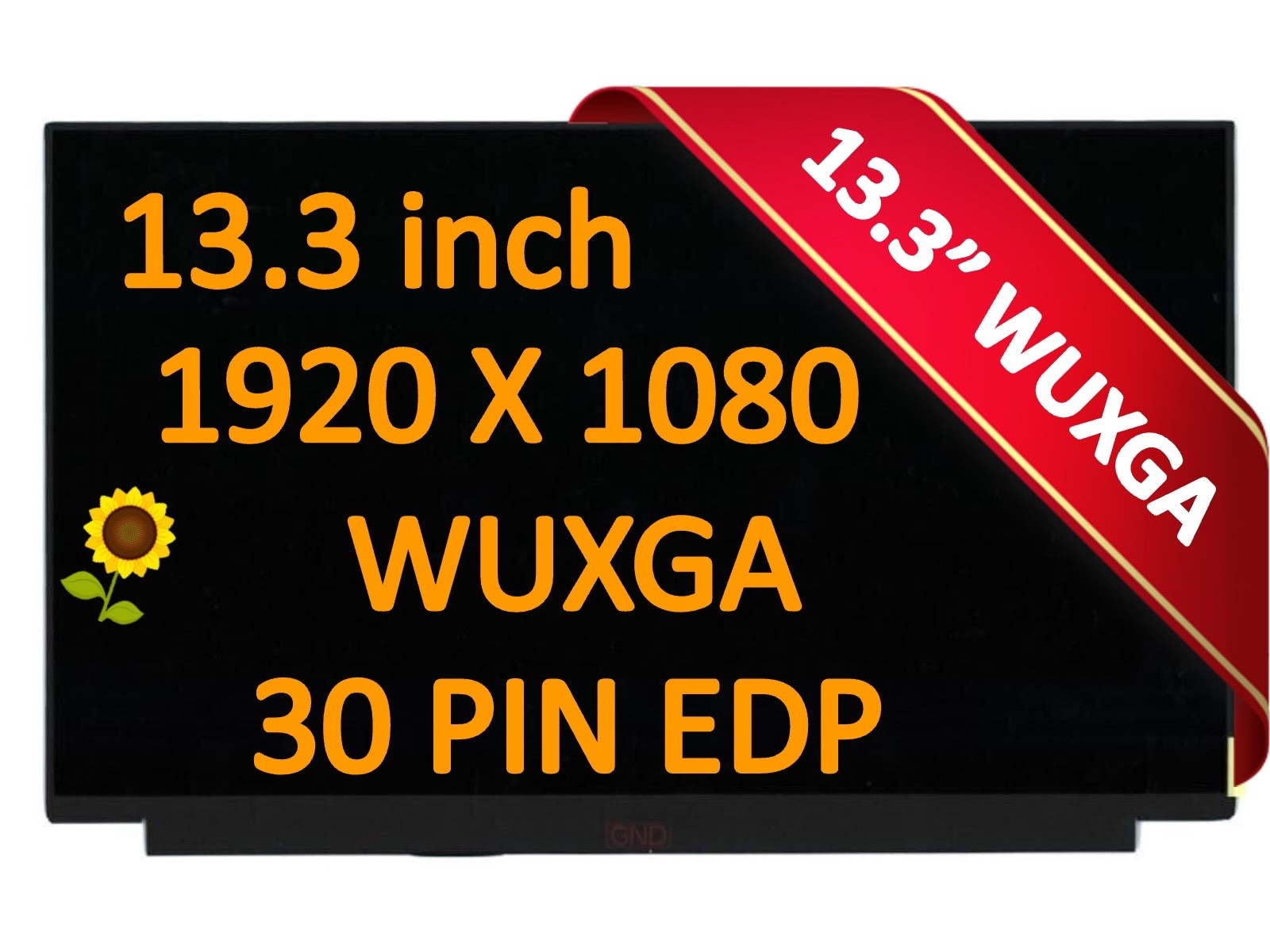 13.3" B133HAN04.A FHD 1920x1080 30 Pins LCD Non-Touch Screen Display Panel