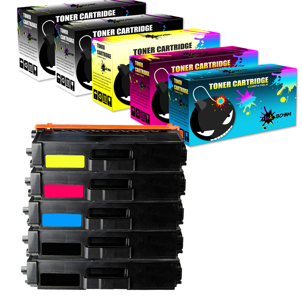 5 x Toner fits Brother TN-336 TN336 HL-L8250CDN L8350CDW MFC-L8600CDW L8850CDW