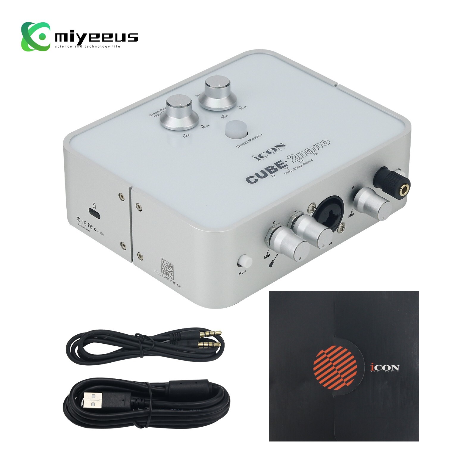 CUBE 2Nano Dyna External Sound Card PC Cellphone Live Streaming Gadget