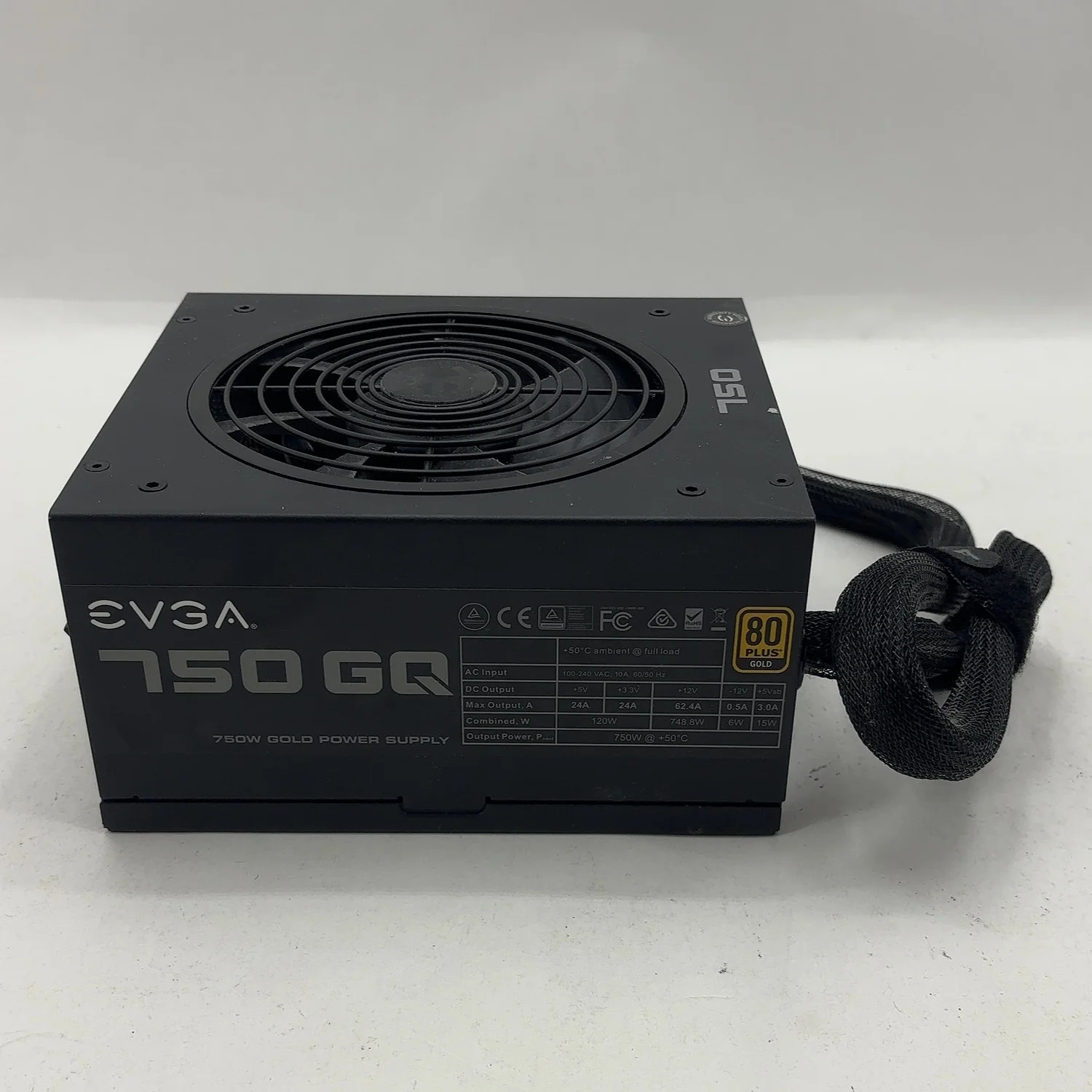 EVGA 750 GQ 210-GQ-0750 80 Plus Gold 750W Semi Modular Power Supply