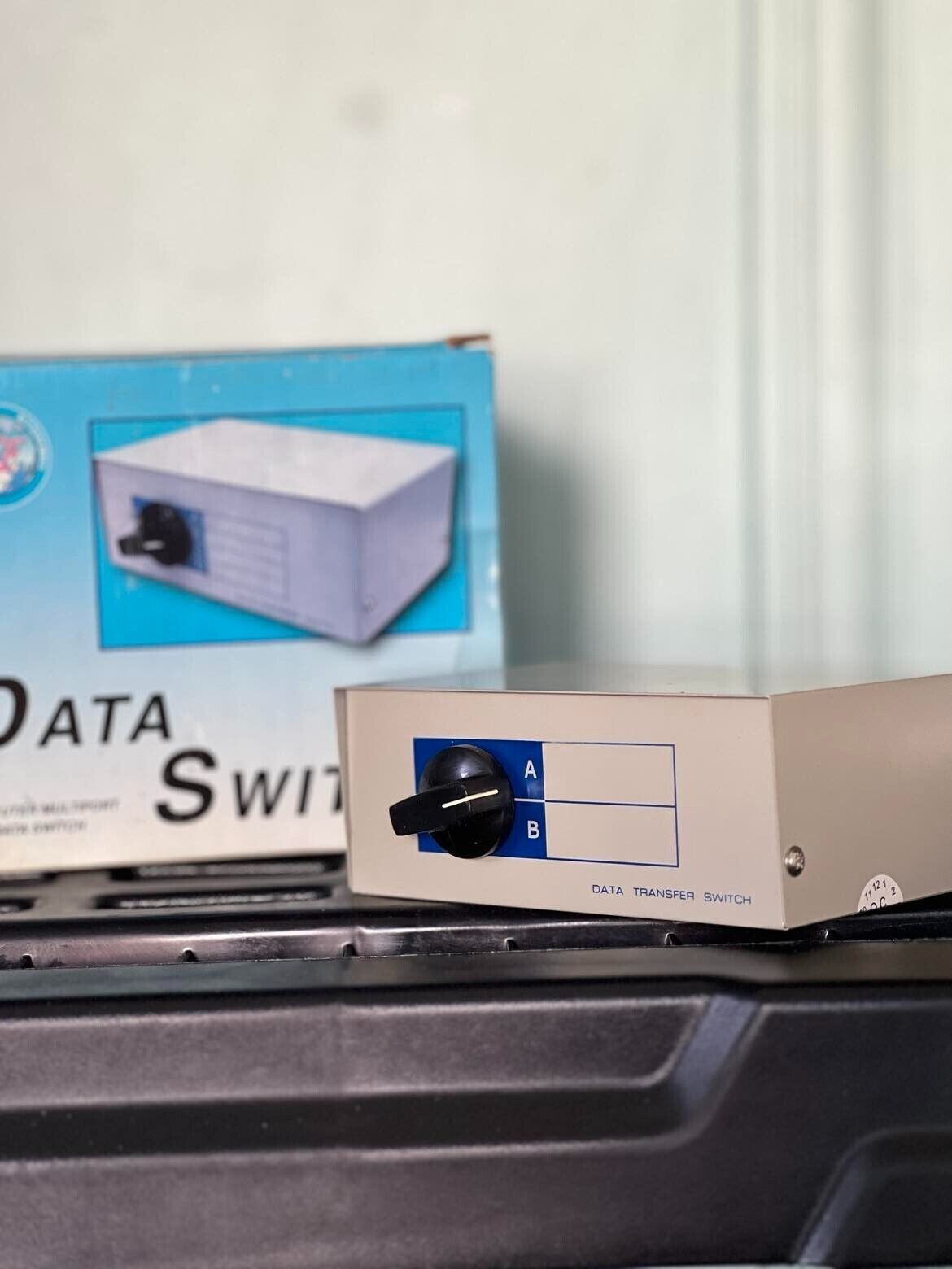 ABM 2 Way Manual Data Switch Box