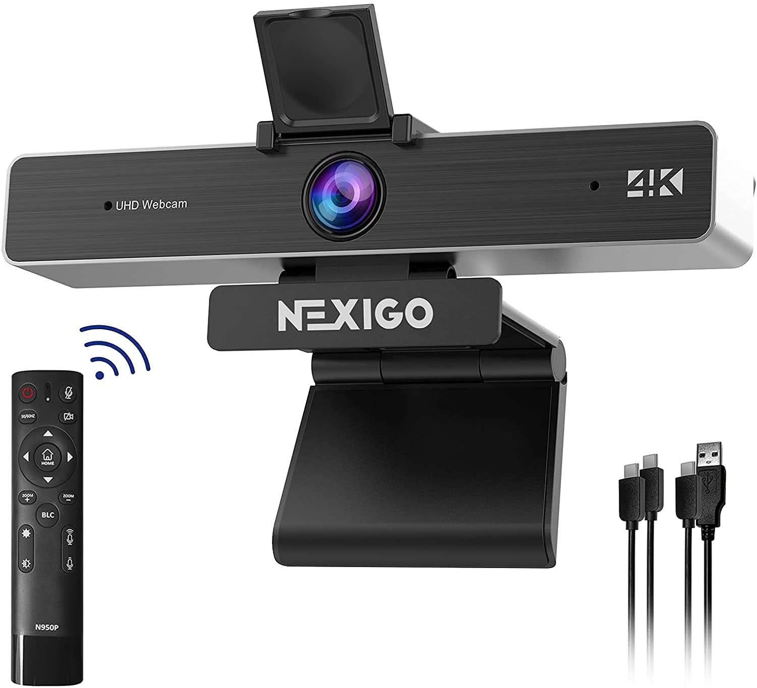 Zoom Certified, NexiGo N950P 4K Zoomable Webcam with Remote Control, Sony_Starvi
