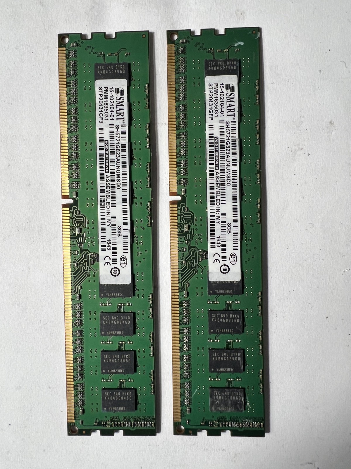 SMART Cisco MEM-4300-4GU16G (2 x 8GB) 16GB Memory for 4300 Series  15-102104-01