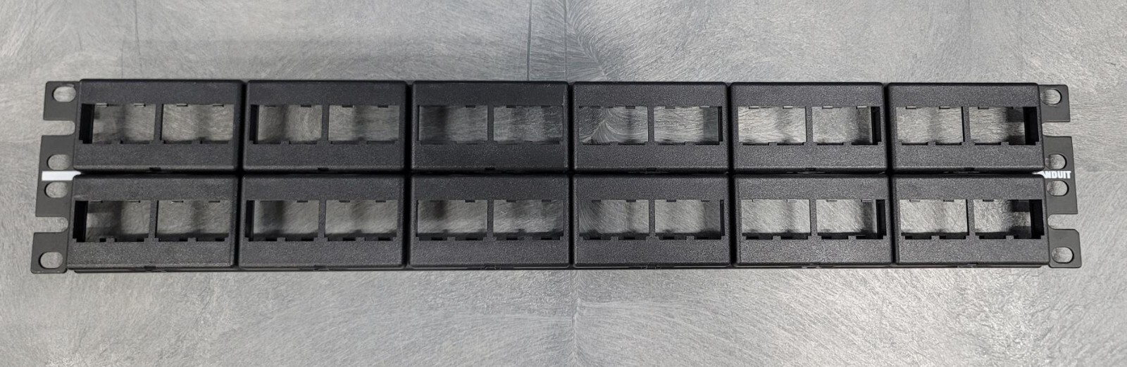 Panduit Unloaded 48 Port Patch Panel with 12 CFFP4 Inserts