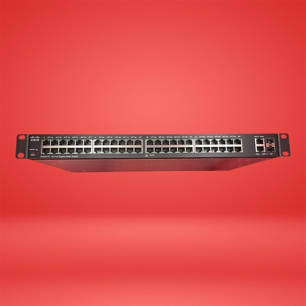 Cisco SG200-50 50-Port Gigabit Smart Switch L2 SMB Network Gear