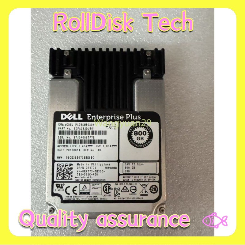 NEW 0CN3JH CN3JH DELL PX05SMB080Y 800GB 2.5" SAS 12G MU SSD Solid State Drive
