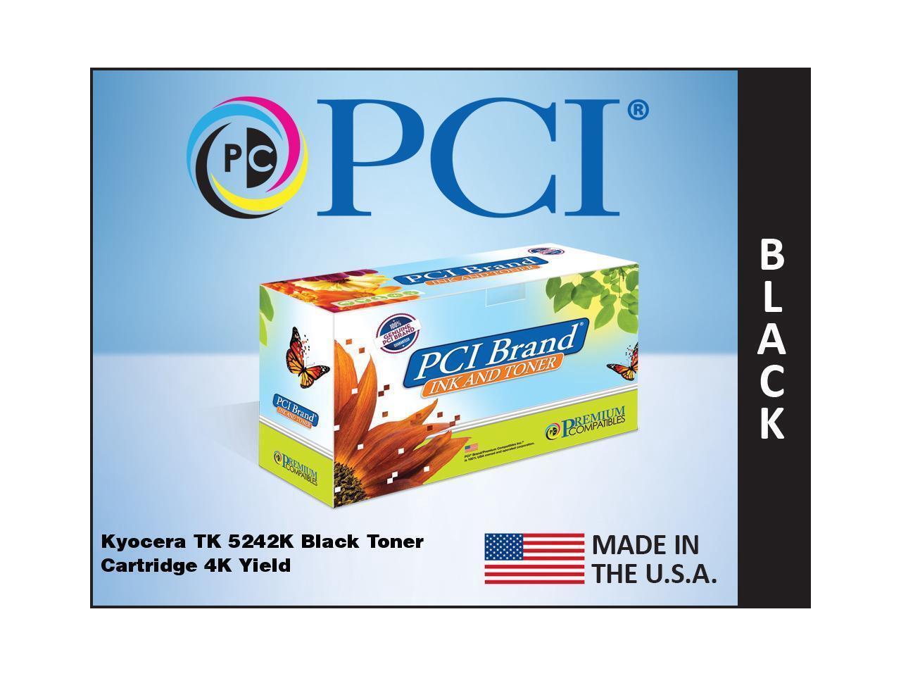 PCI TK-5242K-PCI PCI BRAND COMPATIBLE KYOCERA TK-5242K 1T02R70US0 BLACK TONER CA