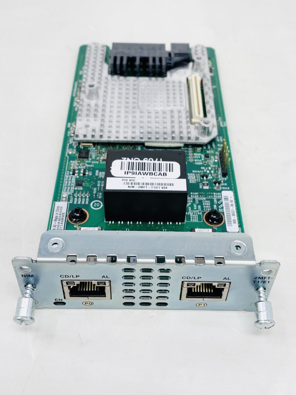 NIM-2MFT-T1/E1 CISCO 2 PORT WAN VOICE Module - USED PULL