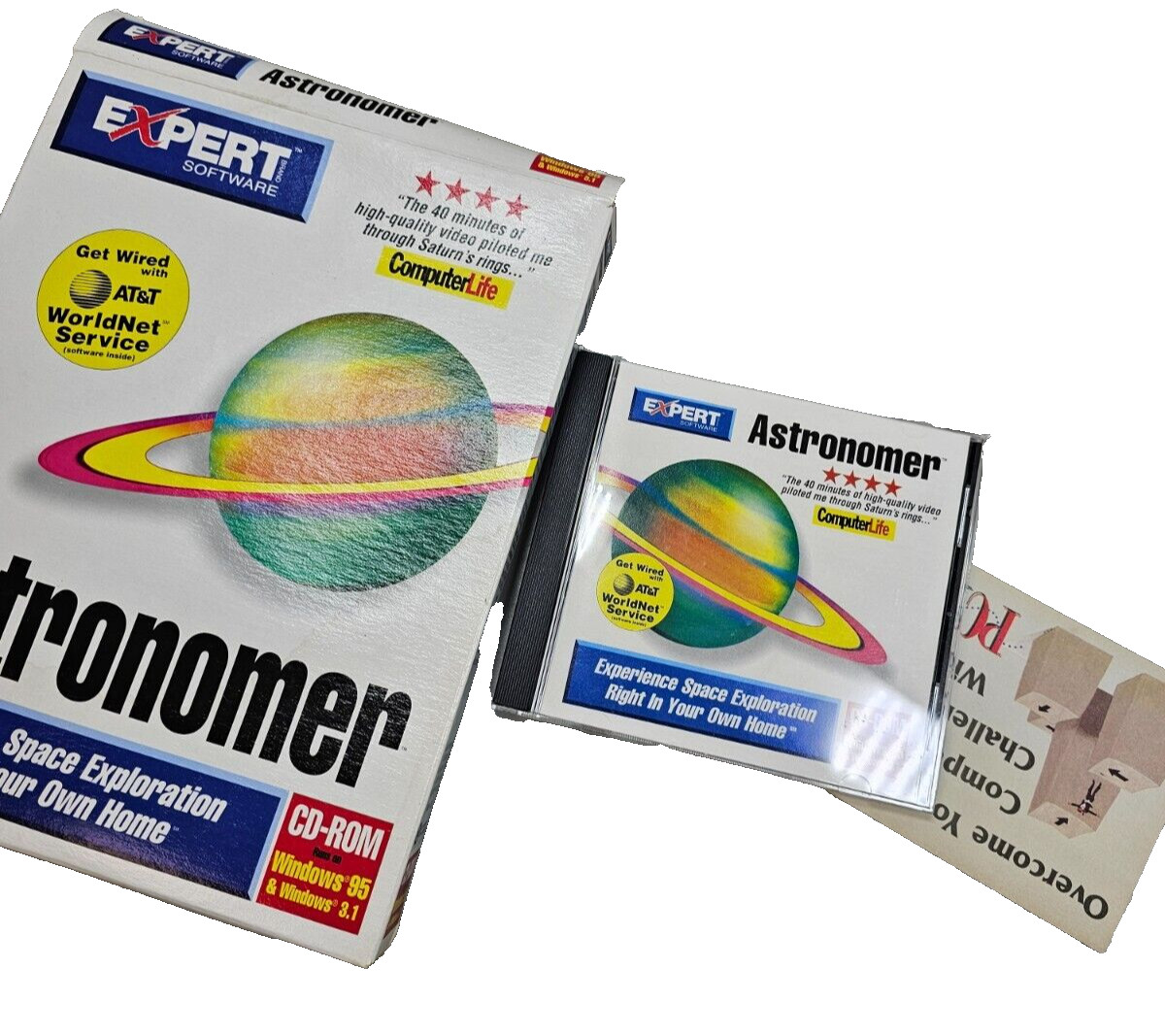 Vintage Expert Astronomer CD-ROM (Windows 3.1 and Windows 95) (JA610) w/ Box
