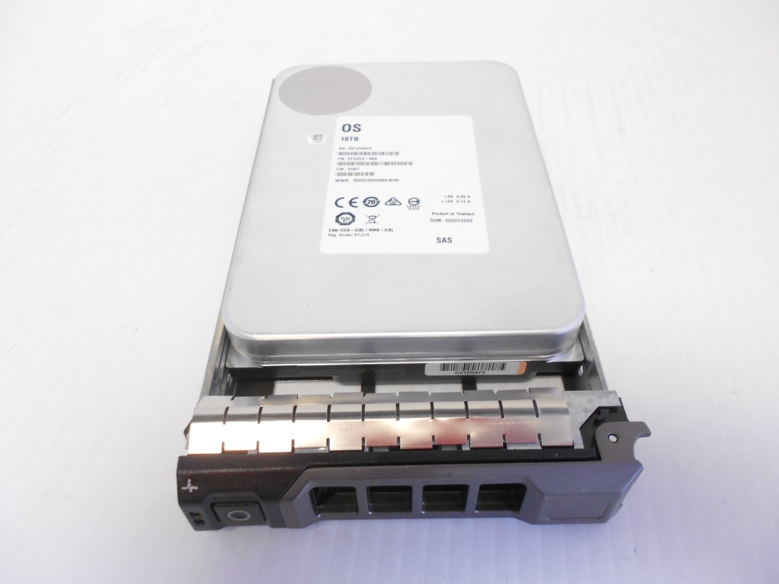 18TB 7.2K SAS 12Gbs Hard Drive 3.5" DELL SERVER R710 R720 R510 R730