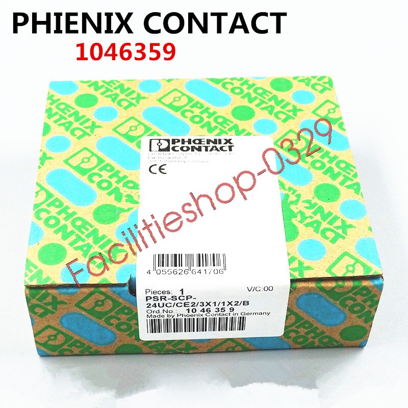 1pcs Phoenix Safety Relay 1046359 PSR-SCP-24UC/CE2/3X1/1X2/B DHL/FedEx