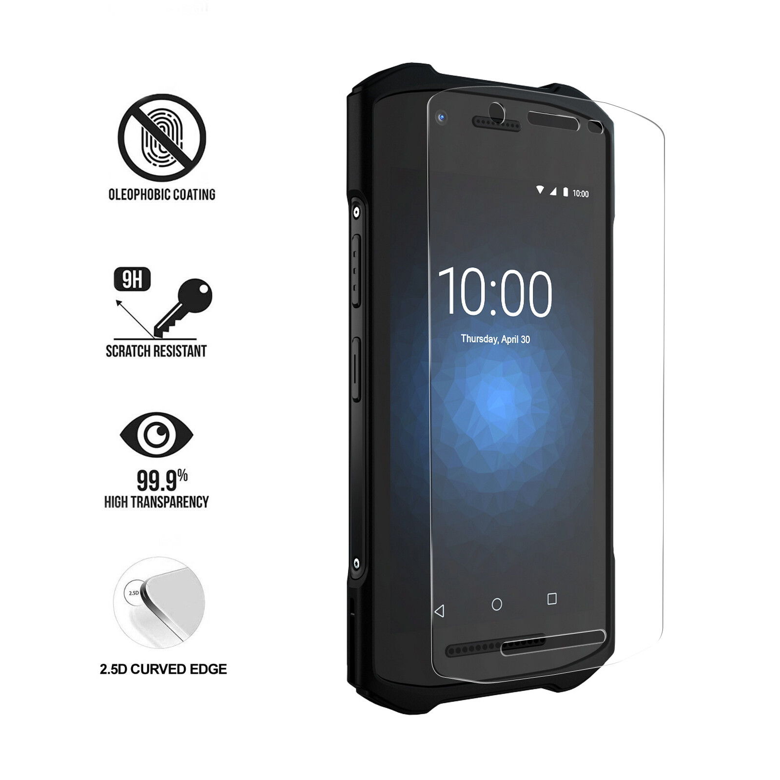 2/3/5-Pack Tempered Glass Screen Protector for Zebra TC21 TC26 TC210K TC26 NEW